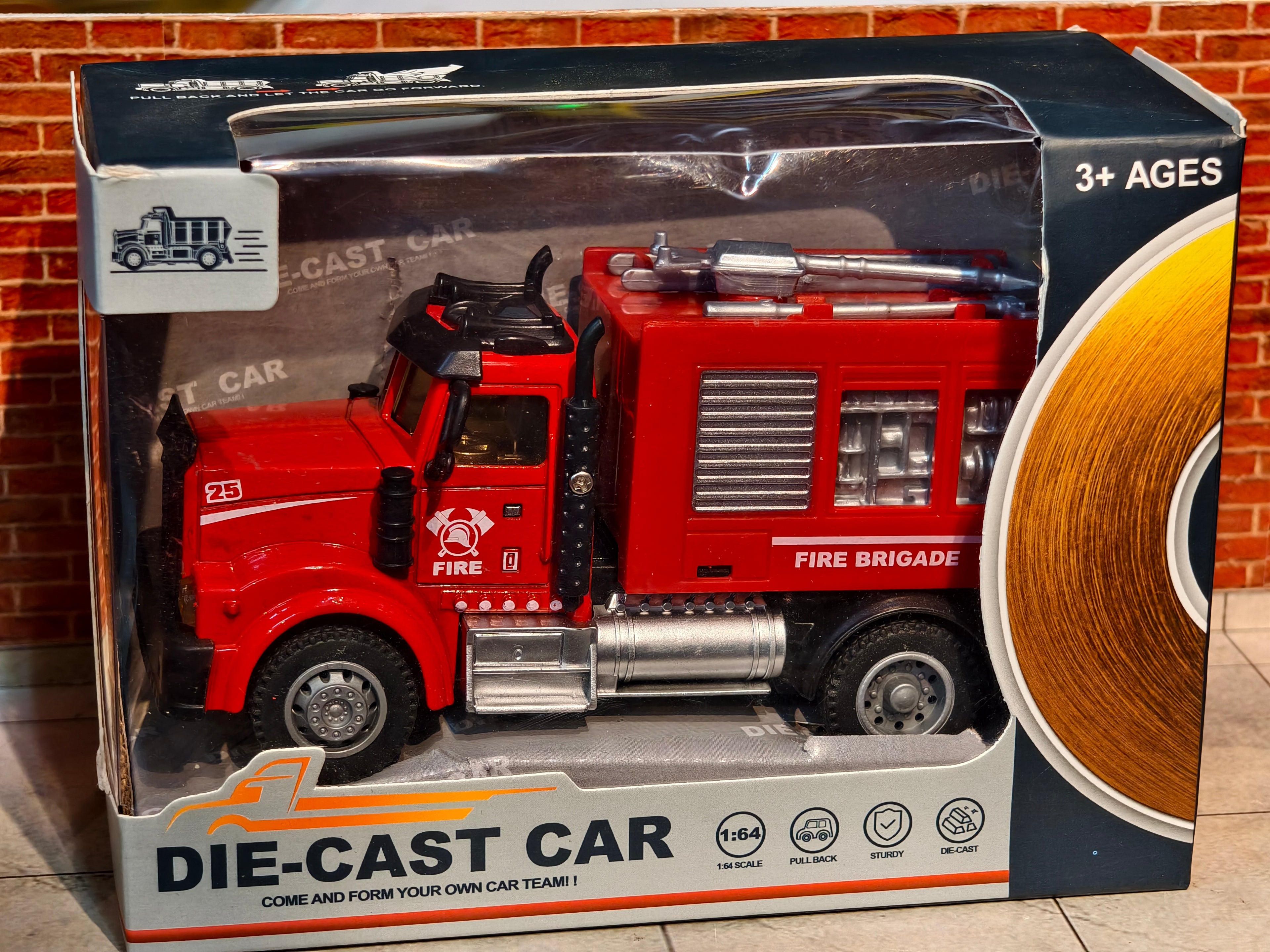 Fire Brigade  Rescue Truck 1:64 Scale