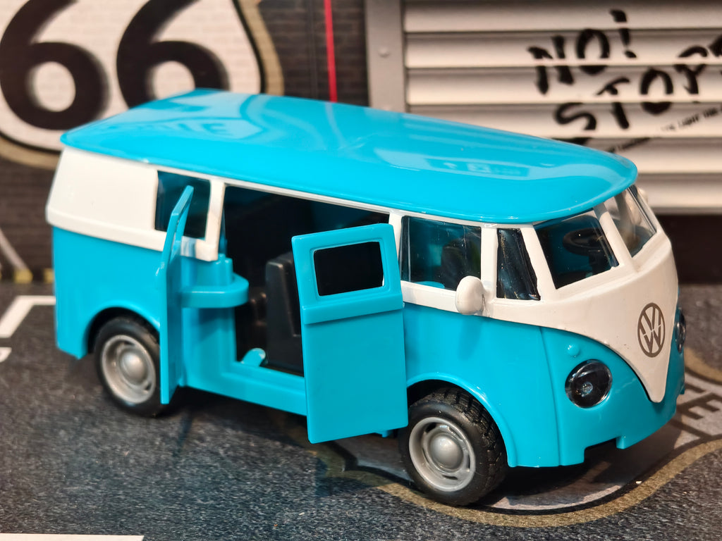 Volkswagen Kombi Van 1:36 Scale with Light and Sound Box Piece