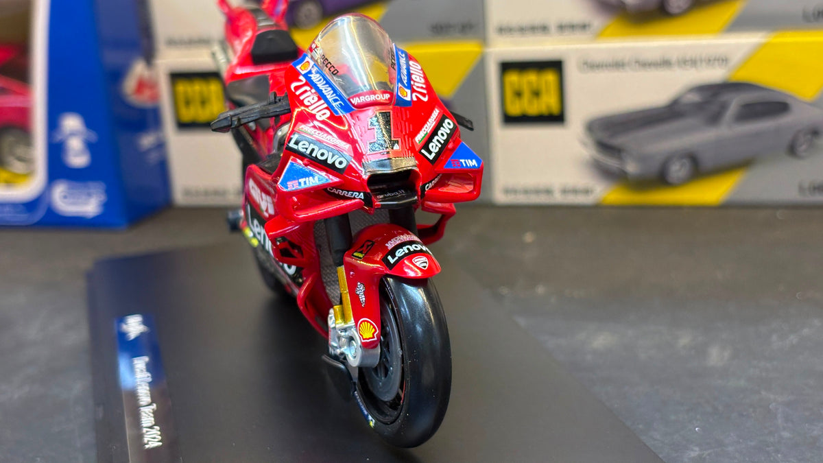 2024 Ducati Desmosedici GP #1 Moto GP Pecco 1:18 Maisto Licensed Diecast Scale Model Bike