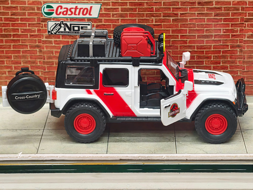 Jeep Wrangler Rubicon Jurassic Park Edition 1:24 Premium Detailing ABS Model