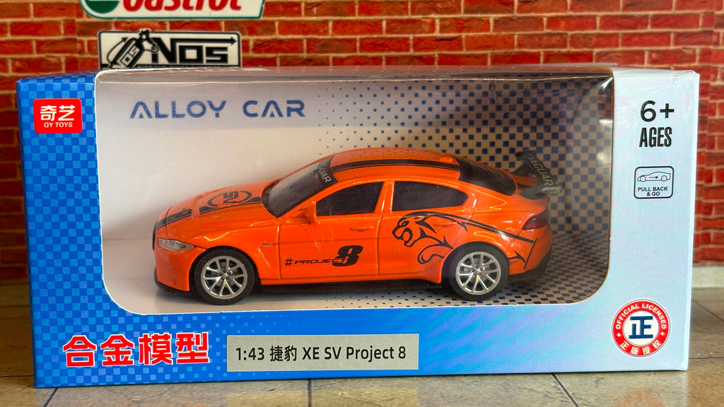 QY Official Licensed Jaguar XE SV Project 8 1:43 Scale Premium Detailing