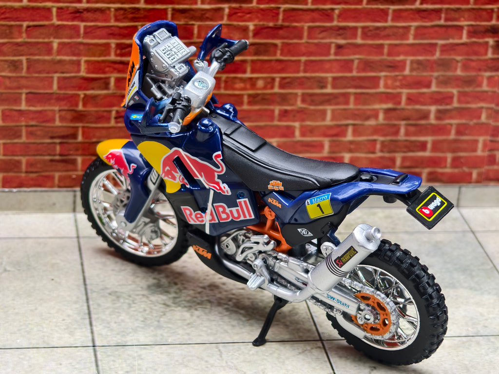 Burrago Official Licensed KTM 450 Rally (Darkar Rally) 1:18 Scale