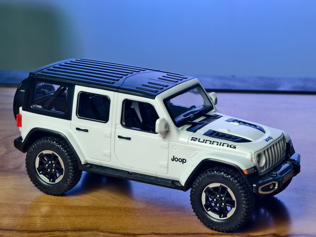 Jeep Wrangler Rubicon 1:24 Scale ABS Material Premium Detailing