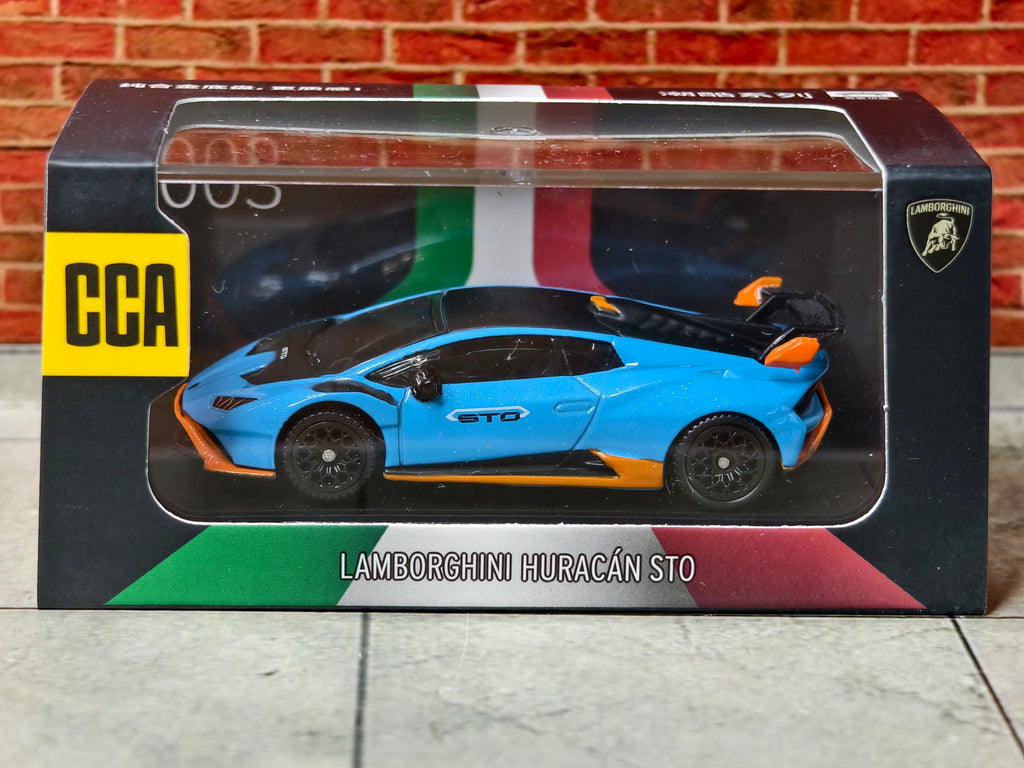 CCA Official Licensed  Lamborghini Huracan STO 1:64 Scale Premium in Acrylic Box