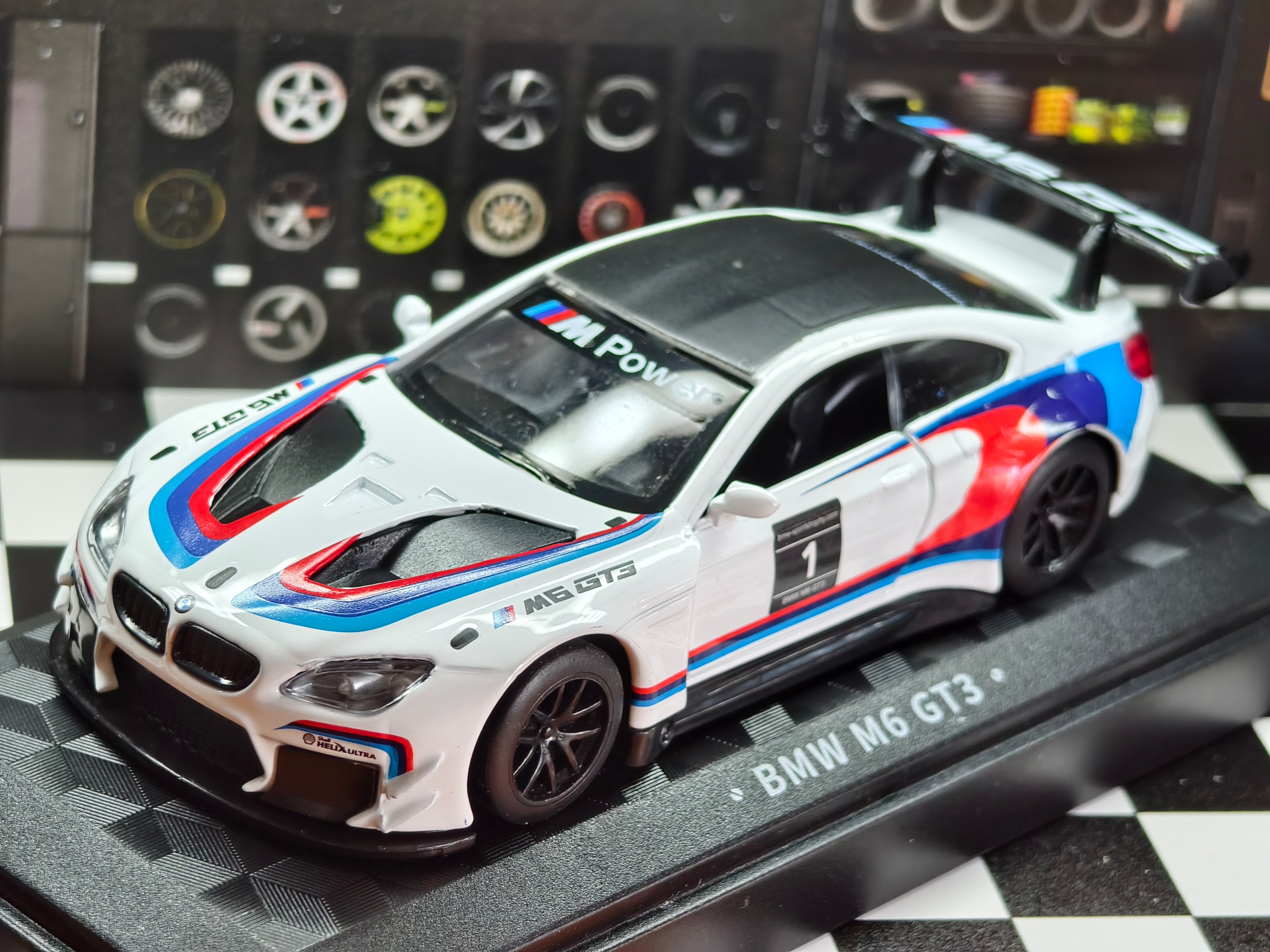 CCA Official Licensed BMW M6 GT3 1:44 Scale in Acrylic Box