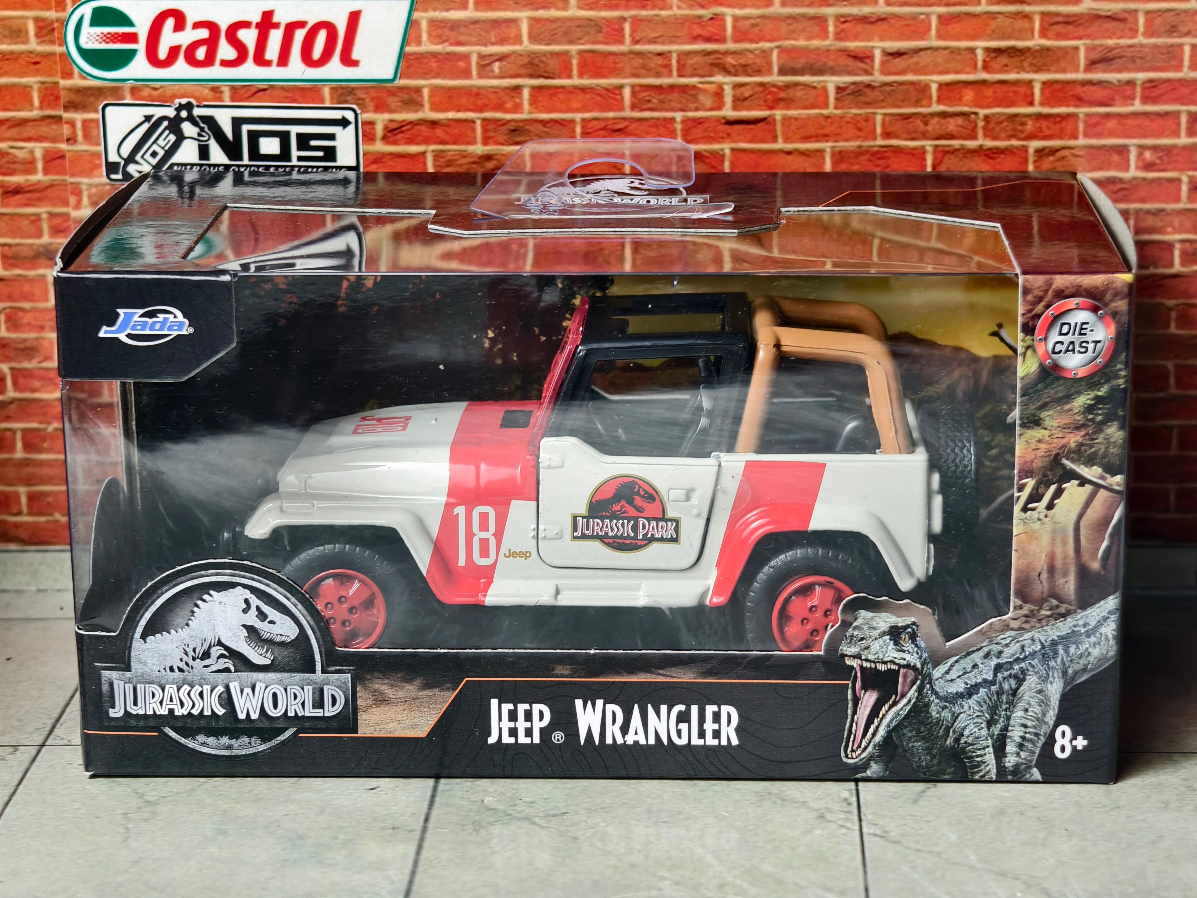 Jeep Wrangler Jurrasic Park 1:32 Scale Official Licensed by Jada Toys