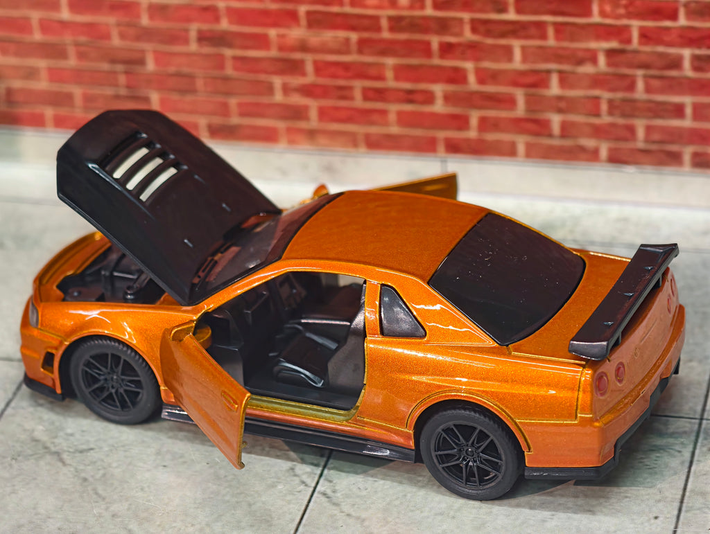Nissan Skyline R34 1:36 Scale Premium Detailing