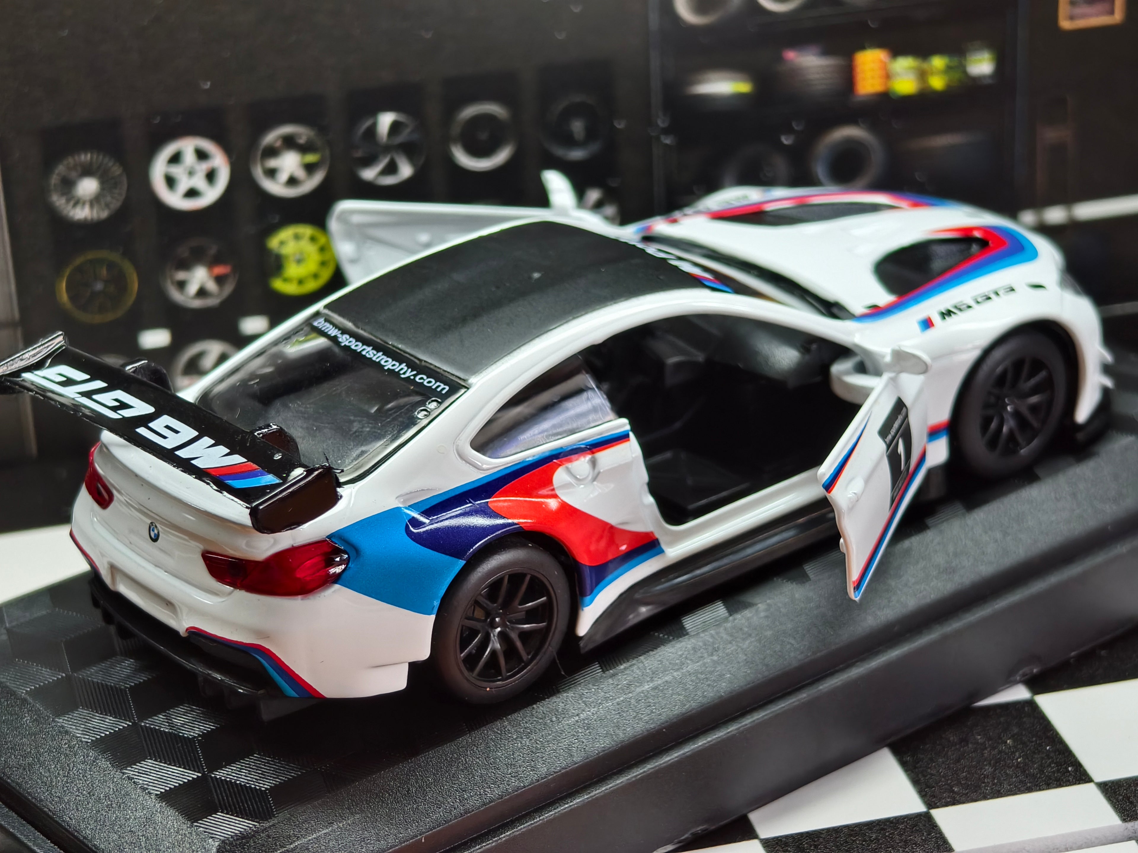 CCA Official Licensed BMW M6 GT3 1:44 Scale in Acrylic Box