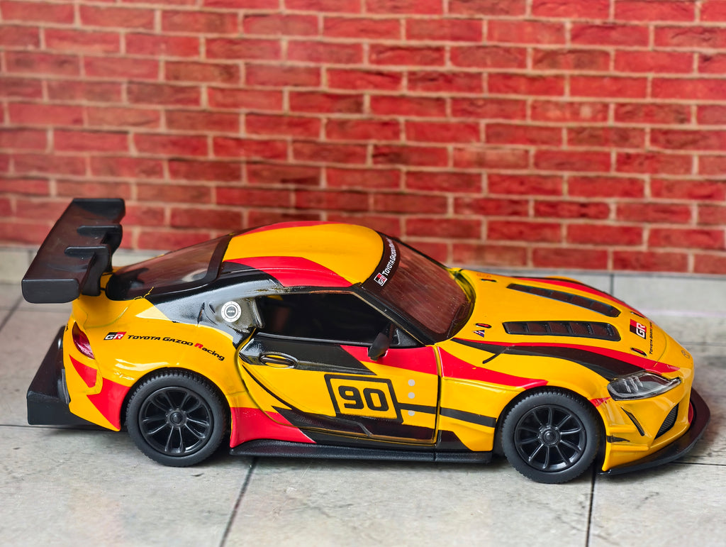Kinsmart Official LicensedToyota GR Supra (A90) Gazoo Racing Edition – 1:36 Scale