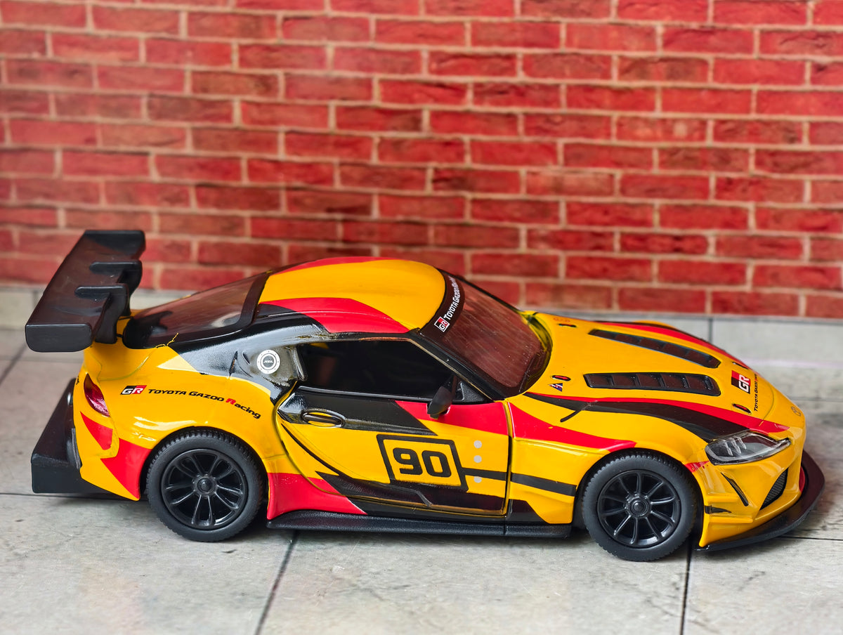 Kinsmart Official LicensedToyota GR Supra (A90) Gazoo Racing Edition – 1:36 Scale