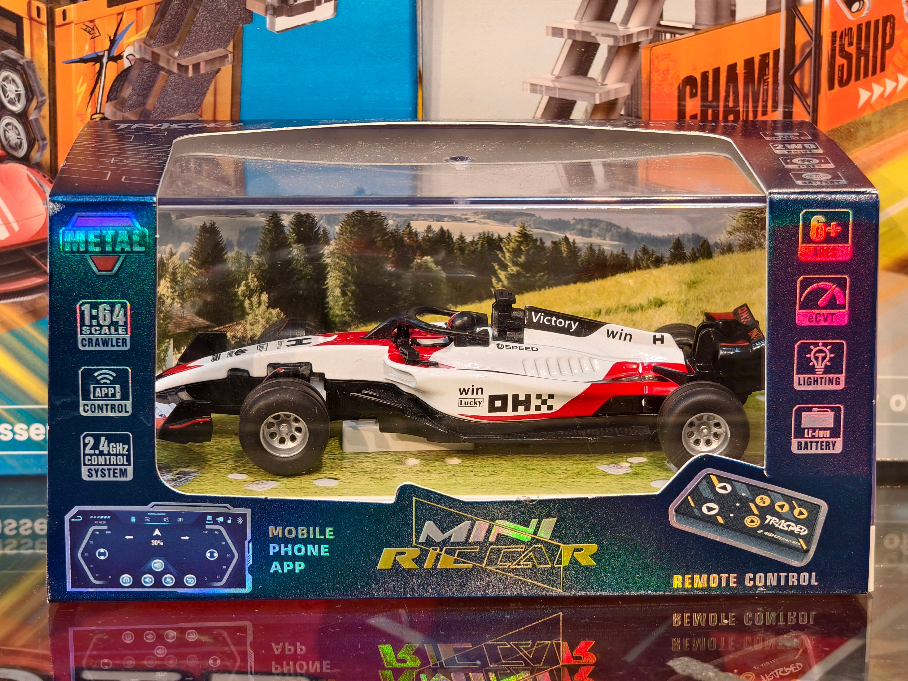 TRASPED Minir RC F1 1:64 Diecast RC Cars