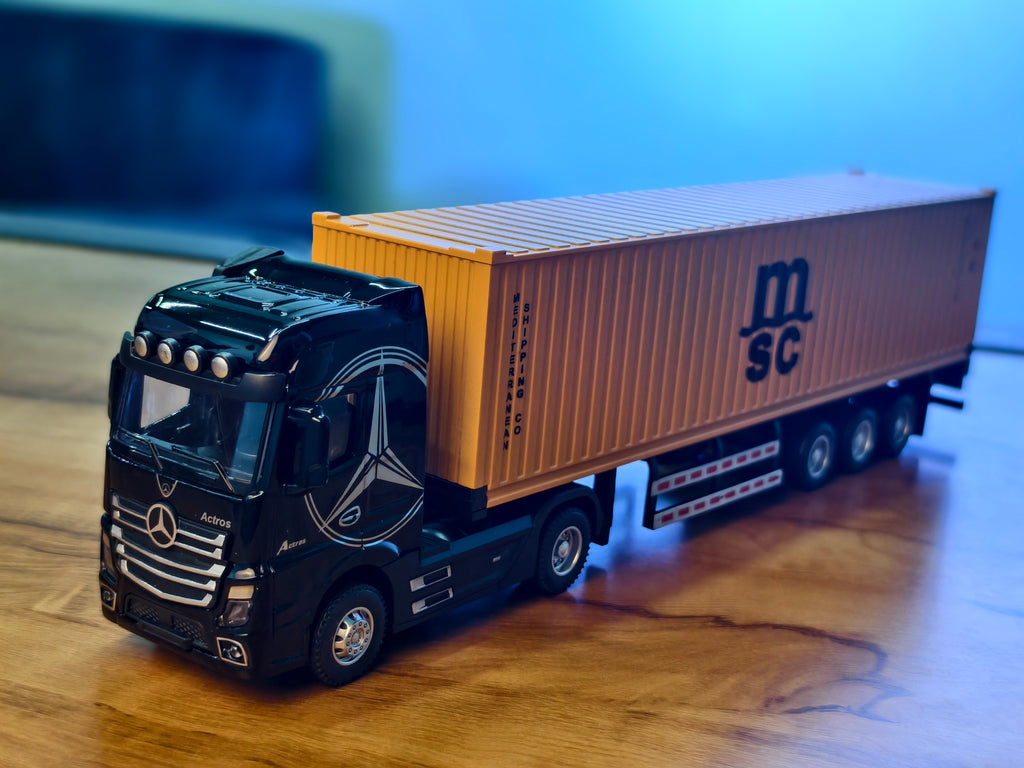 Mercedes-Benz Actros container truck (tractor-trailer) 1:50 Scale Big Size