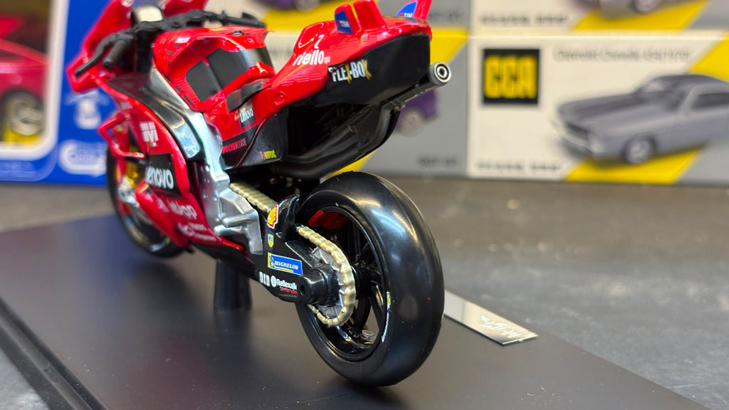 2024 Ducati Desmosedici GP #1 Moto GP Pecco 1:18 Maisto Licensed Diecast Scale Model Bike