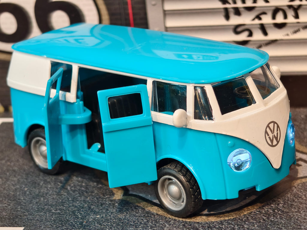 Volkswagen Kombi Van 1:36 Scale with Light and Sound Box Piece