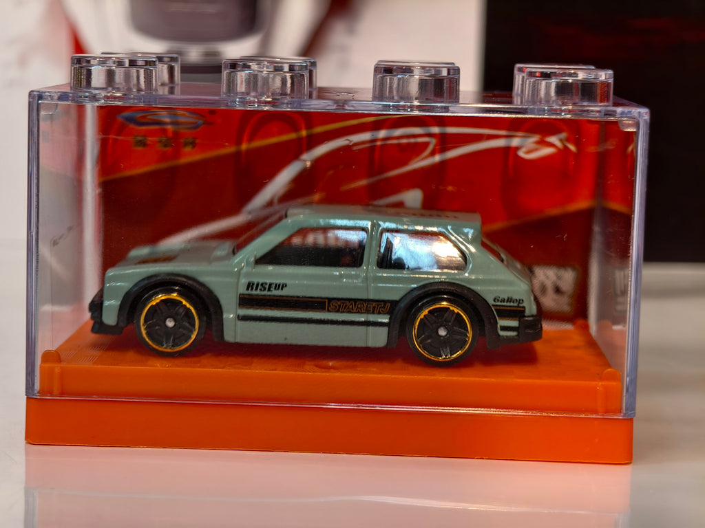 Volkswagen Golf MK1 1:64 Scale in Acrylic Box