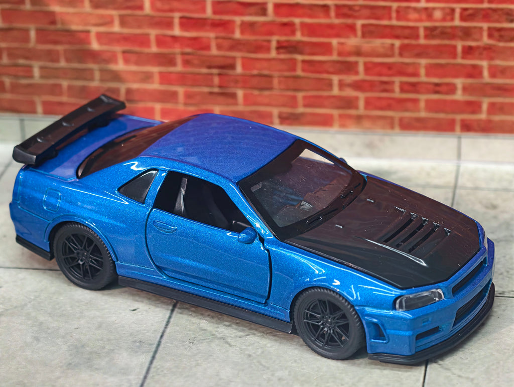 Nissan Skyline R34 1:36 Scale Premium Detailing