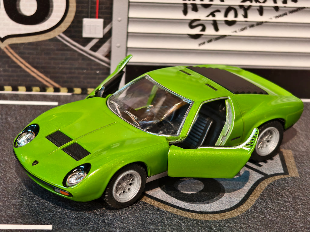 KINSMART OFFICIAL LICENSED 1971 Lamborghini Miura P400 SV KT5390 1:34 Scale