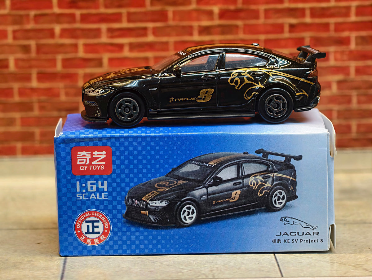 QY Official Jaguar XE SV Project 8 Licensed 1:64 Scale Premium Detailing