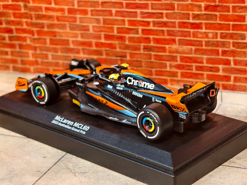 CCA Official Licensed 1:43 Scale McLaren MCL60 2023 Australian Grand Prix with Driver in Acrylic Box