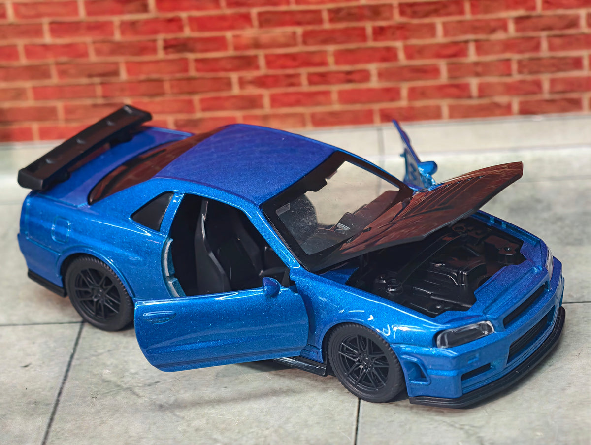Nissan Skyline R34 1:36 Scale Premium Detailing