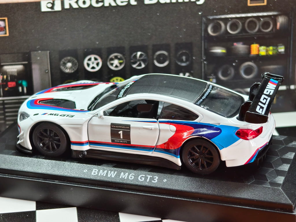 CCA Official Licensed BMW M6 GT3 1:44 Scale in Acrylic Box