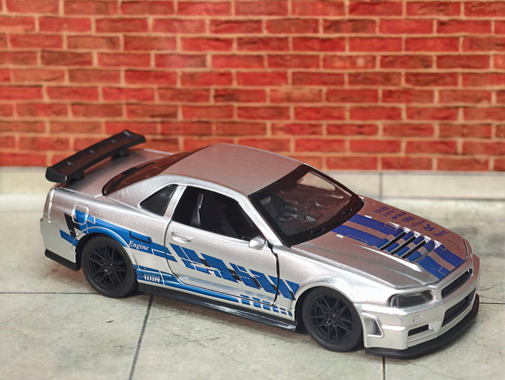 Nissan Skyline R34 1:36 Scale Premium Detailing