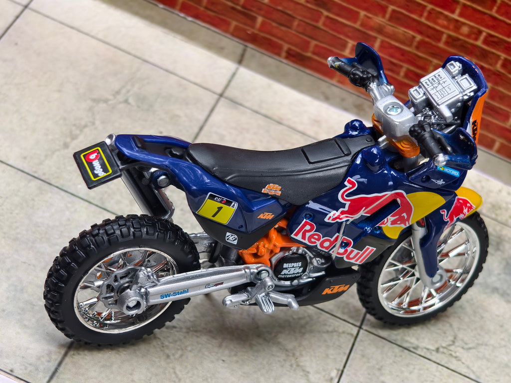 Burrago Official Licensed KTM 450 Rally (Darkar Rally) 1:18 Scale