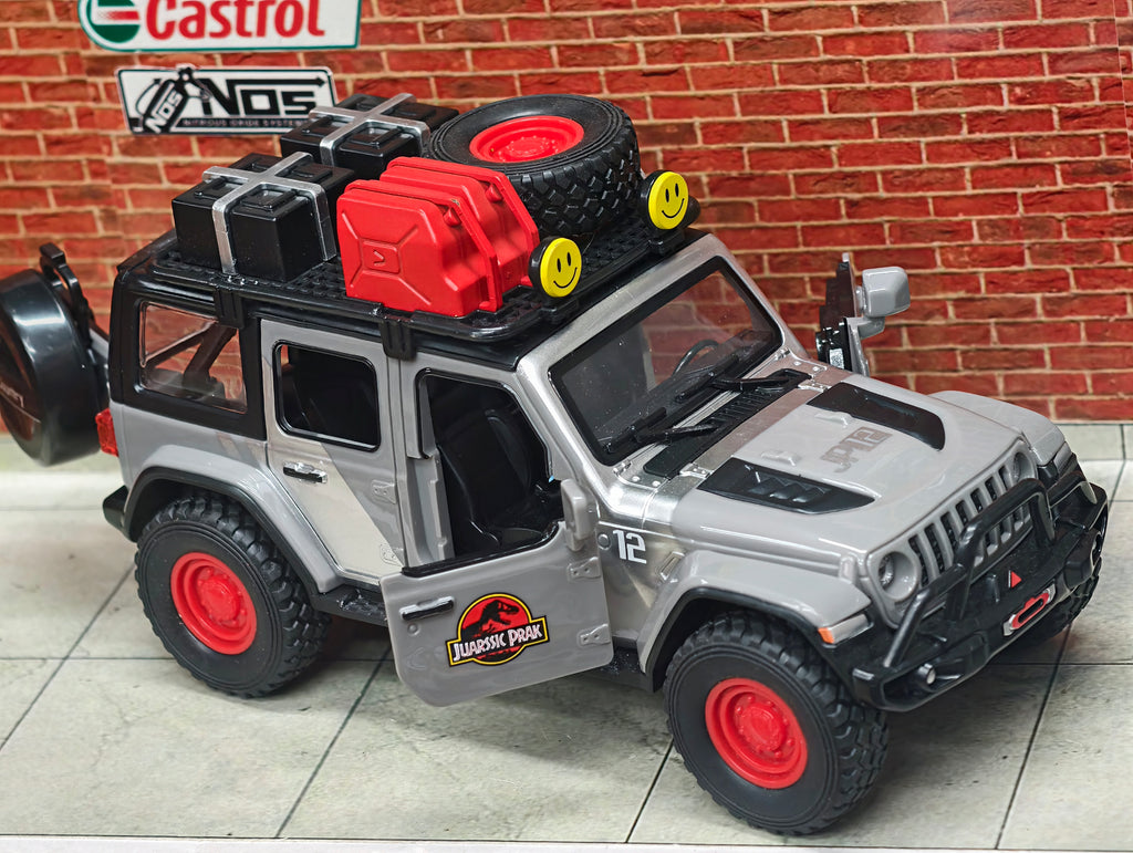 Jeep Wrangler Rubicon Jurassic Park Edition 1:24 Premium Detailing ABS Model