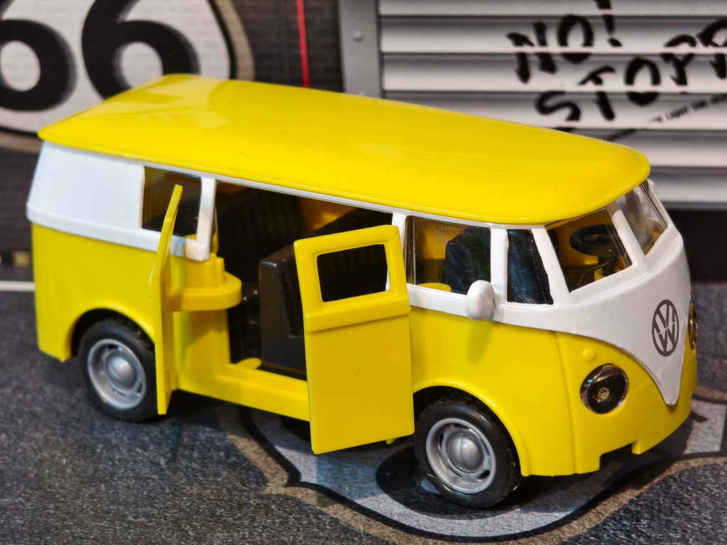 Volkswagen Kombi Van 1:36 Scale with Light and Sound Box Piece
