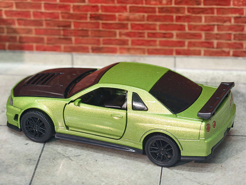 Nissan Skyline R34 1:36 Scale Premium Detailing