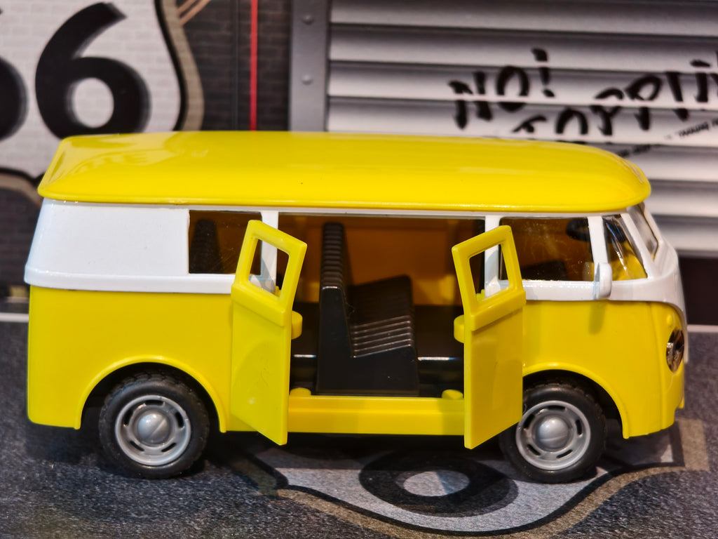 Volkswagen Kombi Van 1:36 Scale with Light and Sound Box Piece