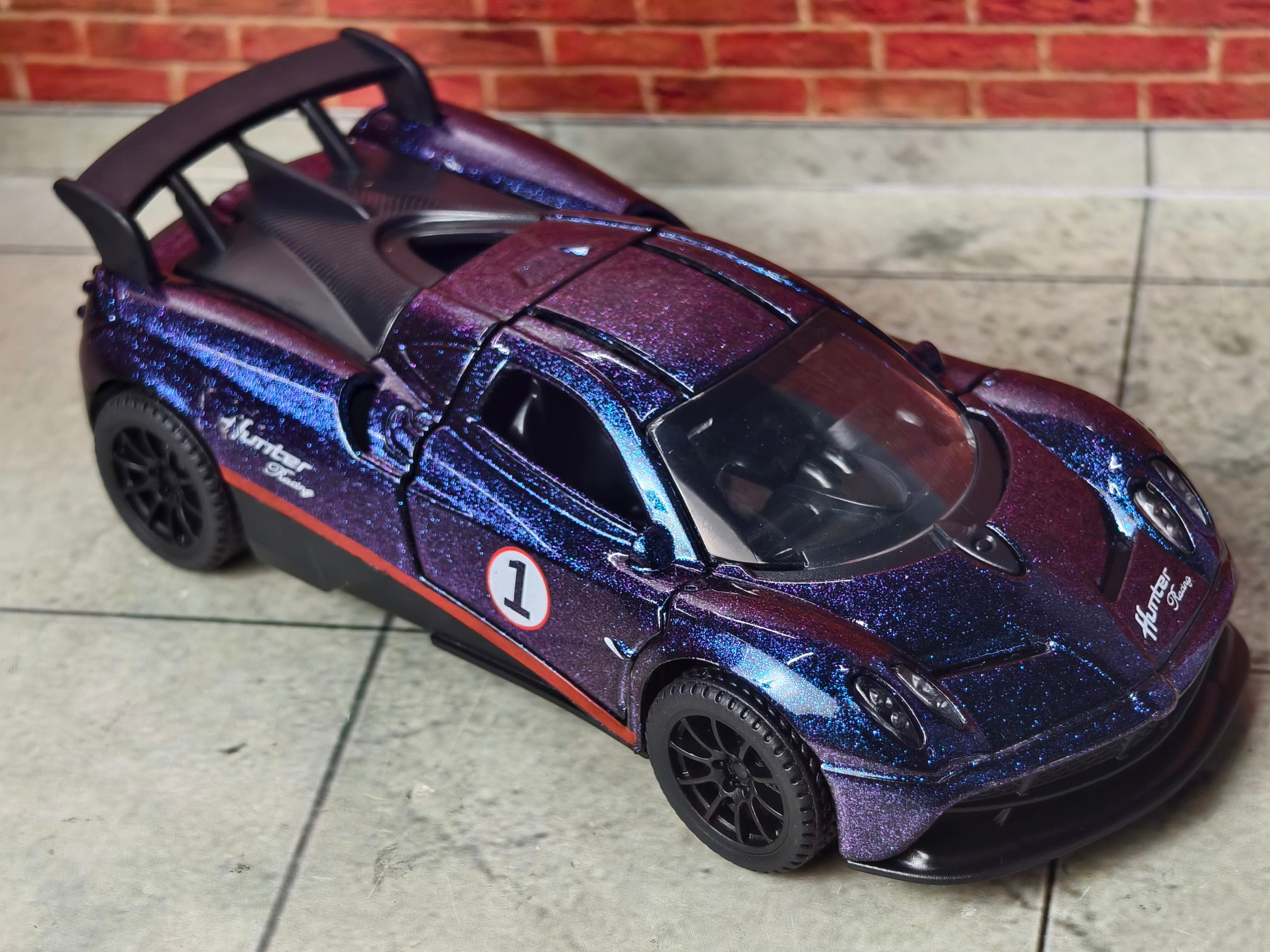 Pagani Huayra 1:36 Scale 3 Doors Openable
