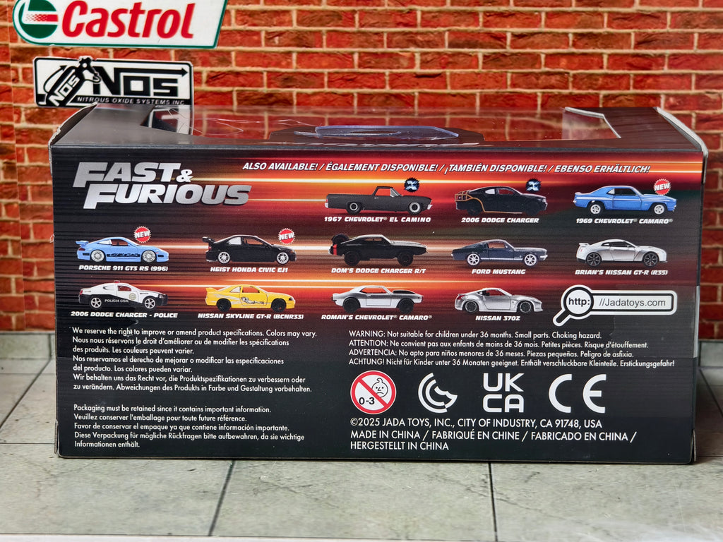Fast and Furious 1995 Nissan Skyline GT-R (BCNR33) 1:32 Scale Official Licensed by Jada Toys