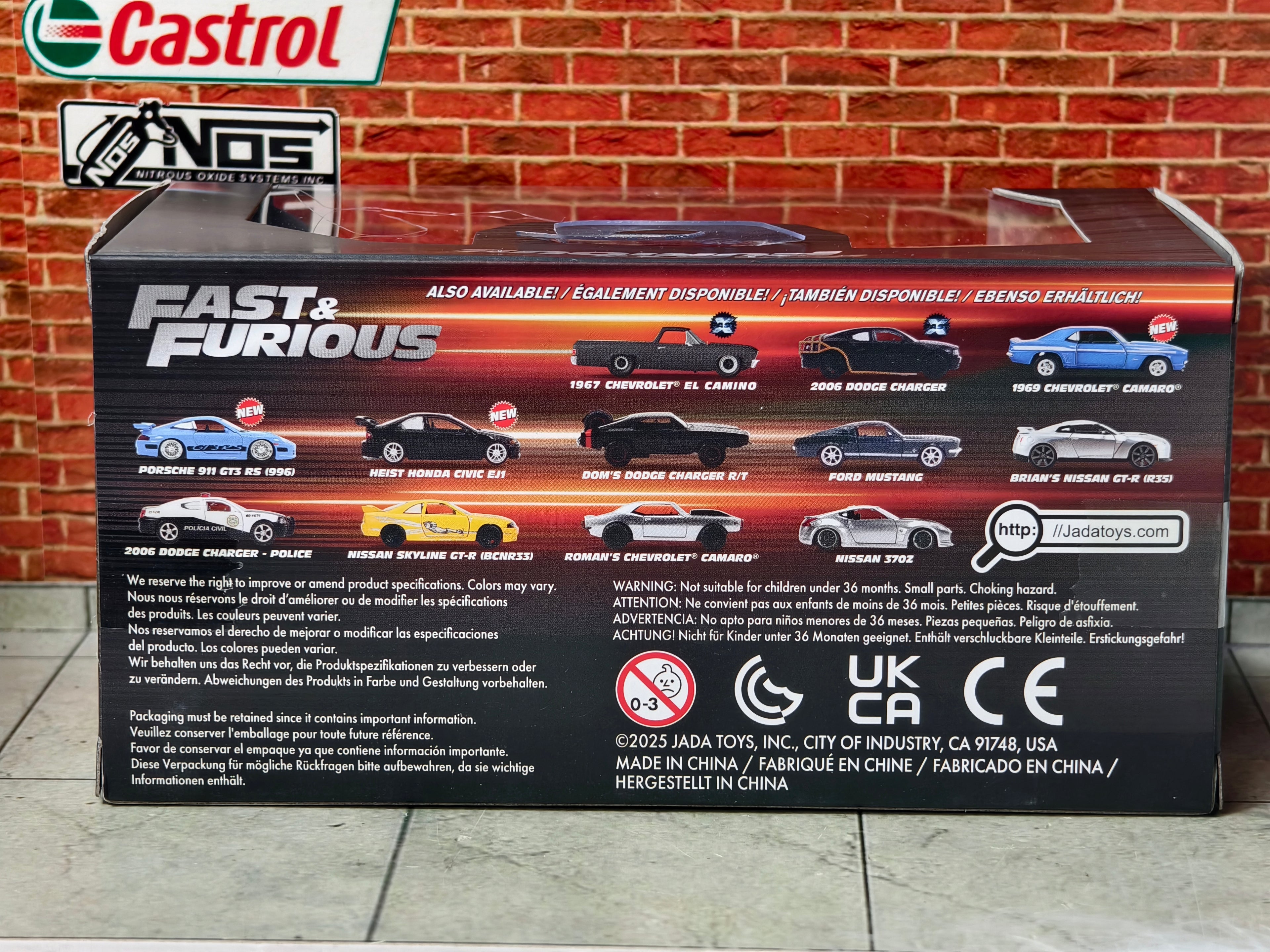 Fast and Furious 1995 Nissan Skyline GT-R (BCNR33) 1:32 Scale Official Licensed by Jada Toys
