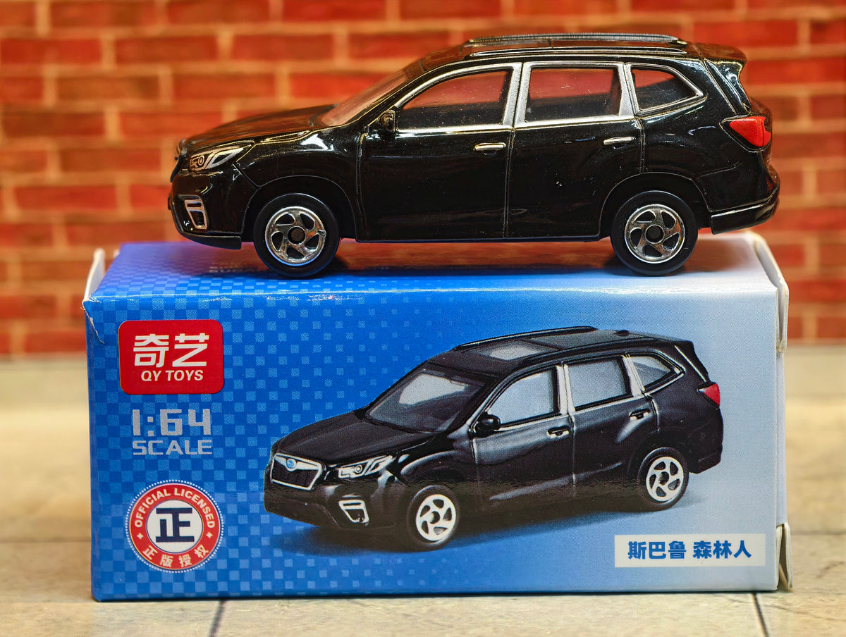 QY Official Subaru Forester (SK Series) 1:64 Scale with Working Suspension