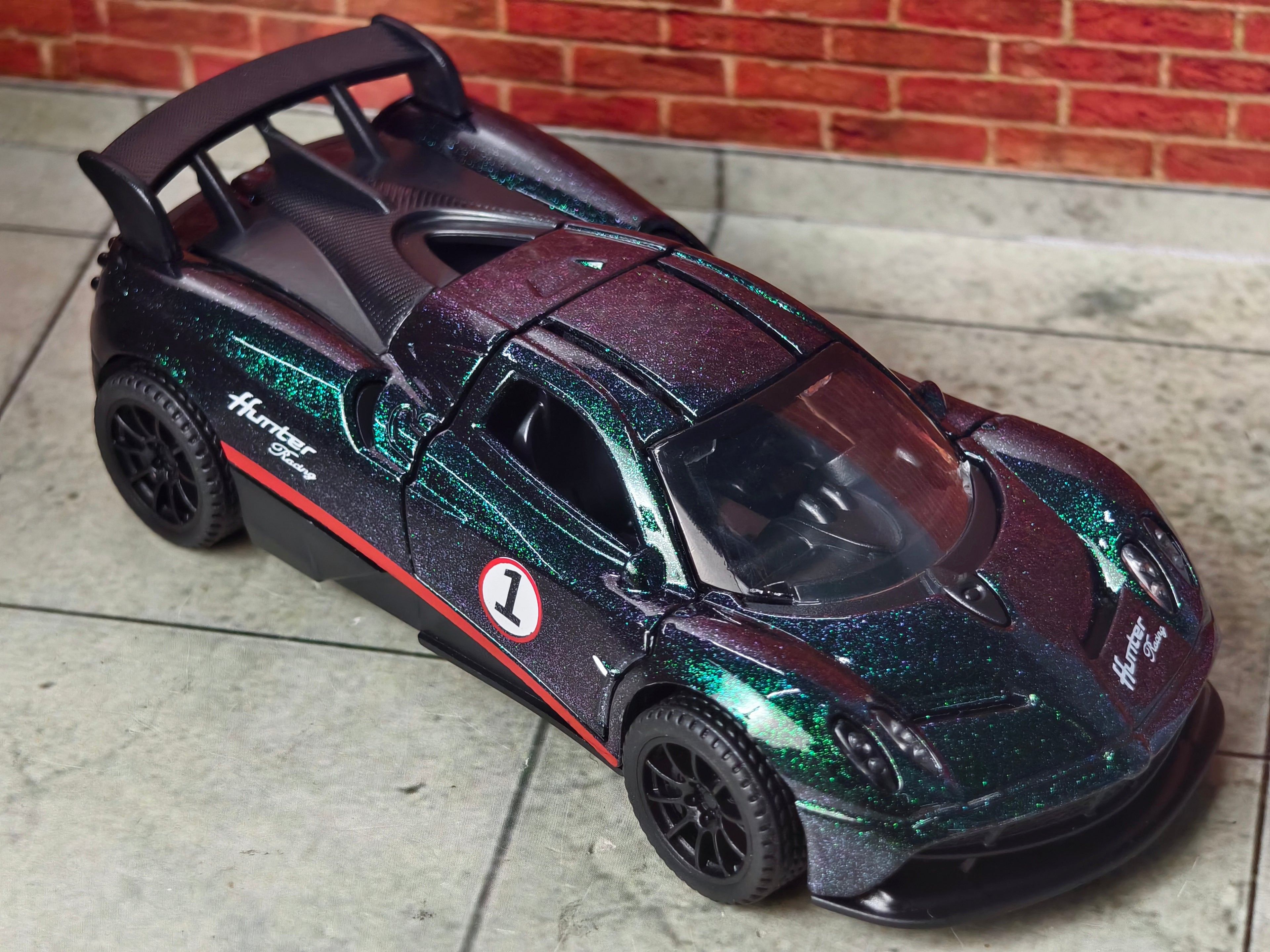 Pagani Huayra 1:36 Scale 3 Doors Openable