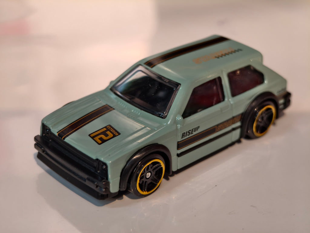 Volkswagen Golf MK1 1:64 Scale in Acrylic Box