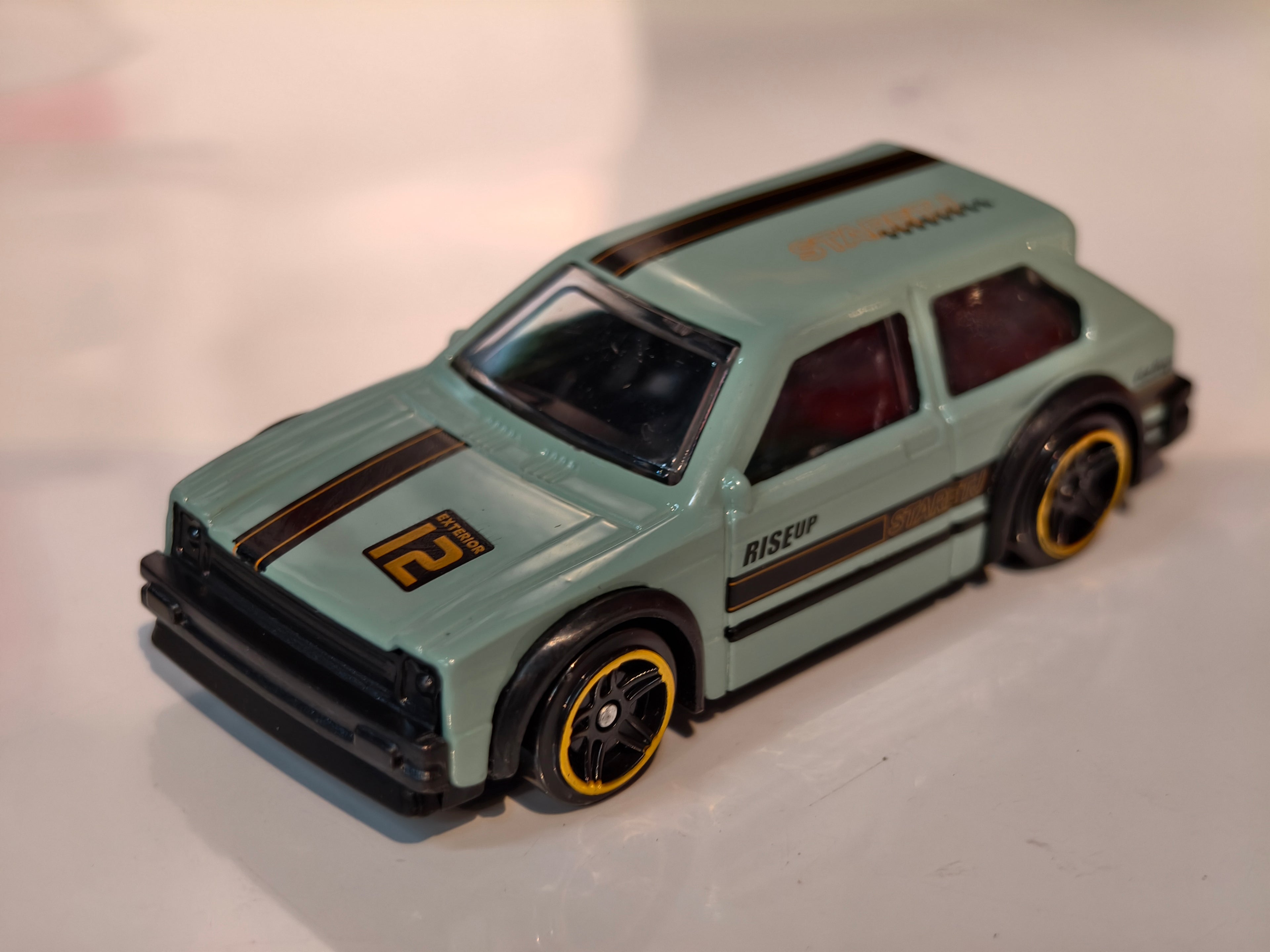 Volkswagen Golf MK1 1:64 Scale in Acrylic Box