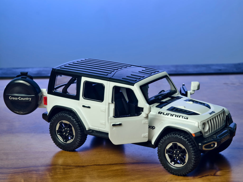 Jeep Wrangler Rubicon 1:24 Scale ABS Material Premium Detailing