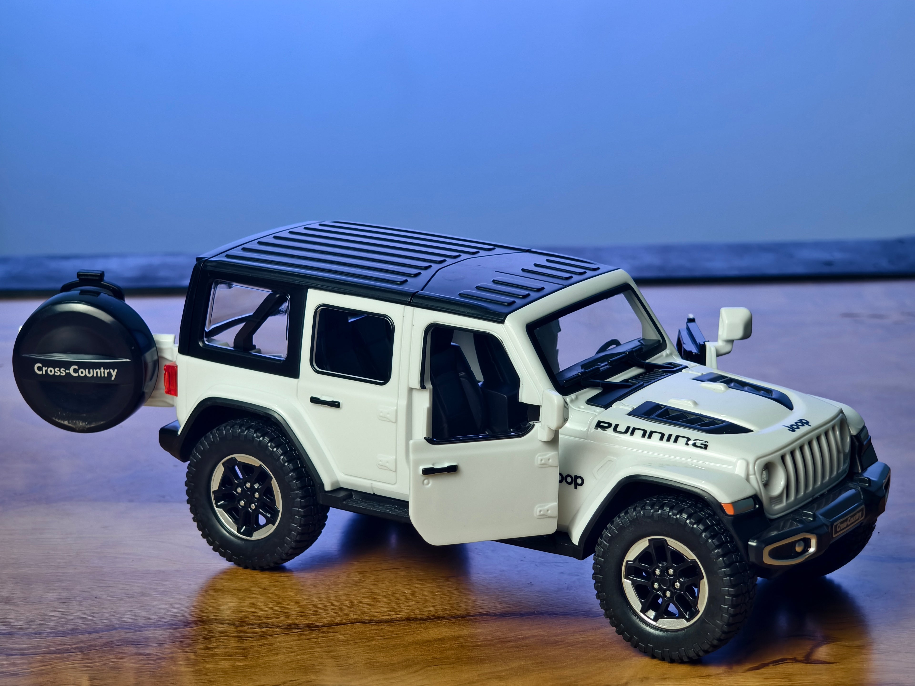 Jeep Wrangler Rubicon 1:24 Scale ABS Material Premium Detailing
