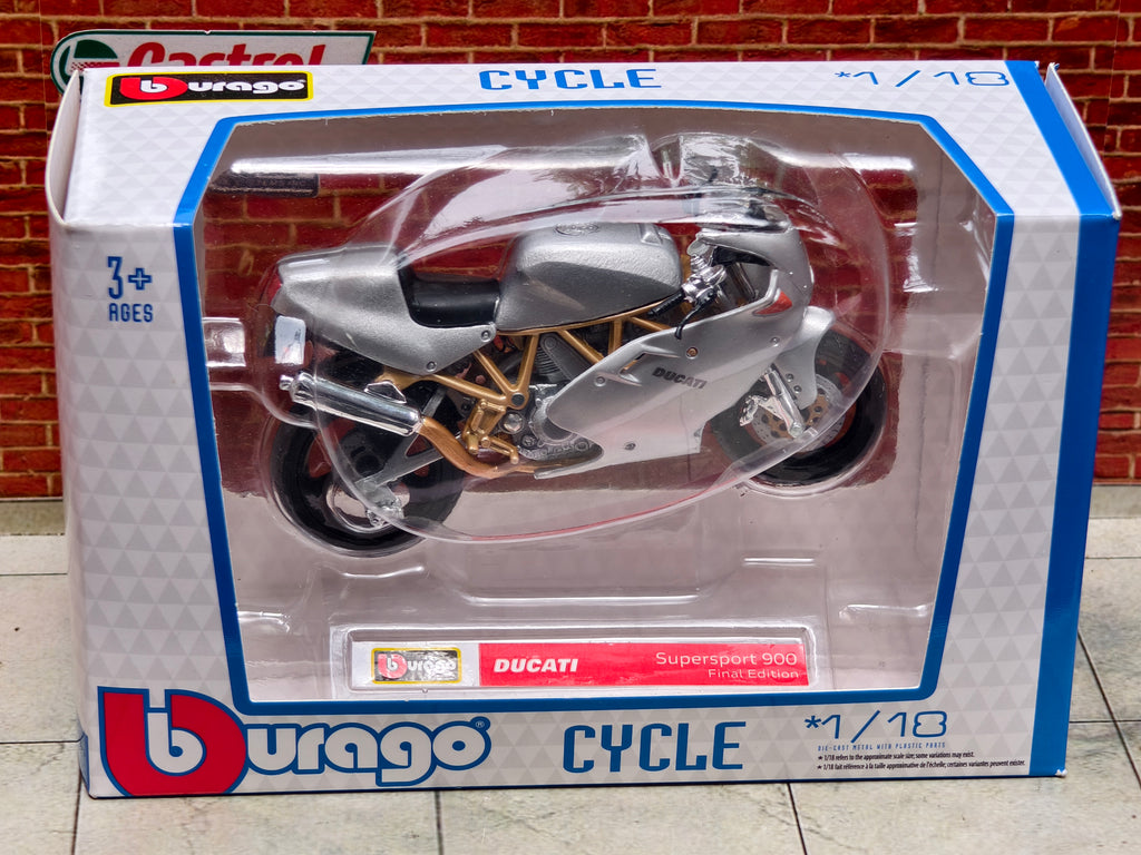 Burrago Official Licensed Ducati Super Sport 900 Final Edition 1:18 Scale
