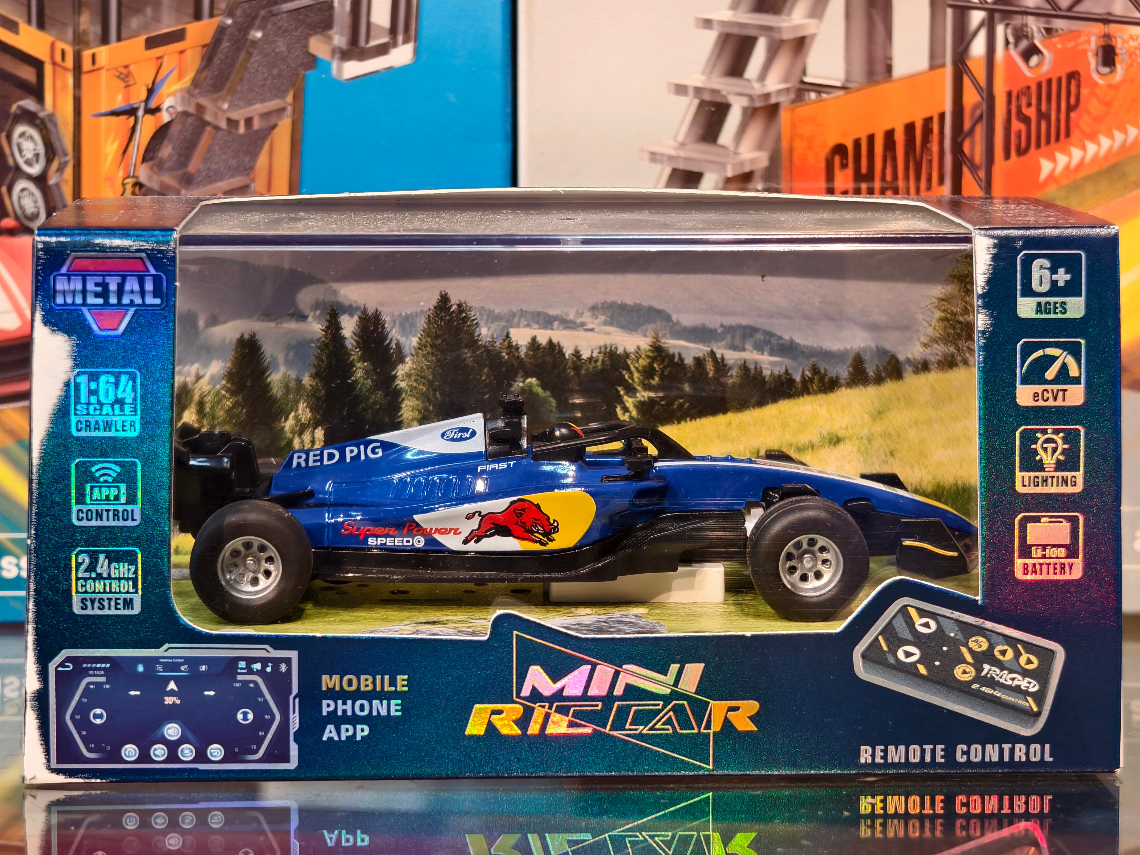 TRASPED Minir RC F1 1:64 Diecast RC Cars