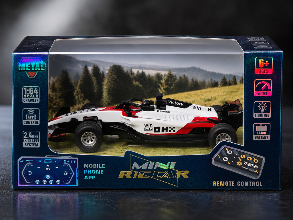 TRASPED Minir RC F1 1:64 Diecast RC Cars