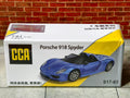 CCA Official Licensed Porsche 918 Spyder Blue 1:61 Scale Box Piece