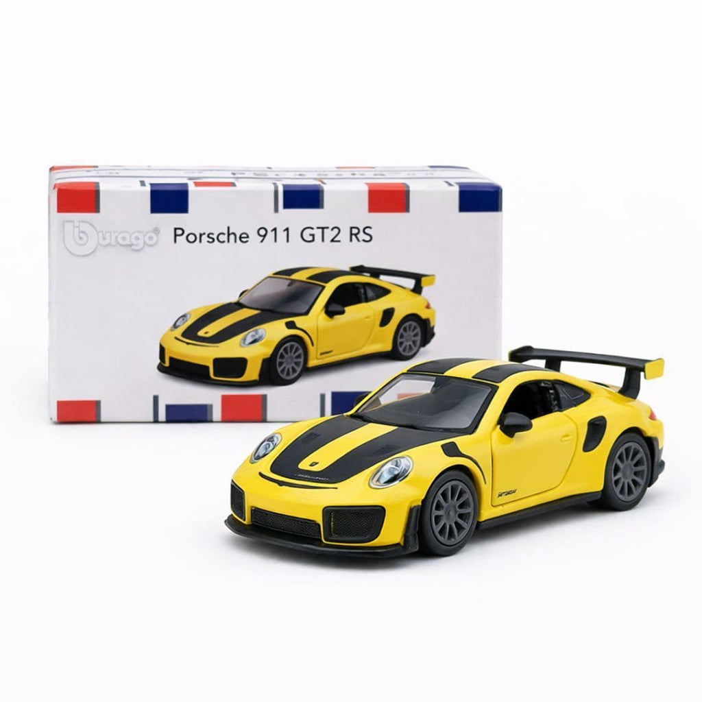 Official Licensed Burago PORSCHE 911 GT2 RS 1:64 Doors Openable Premium Detailing