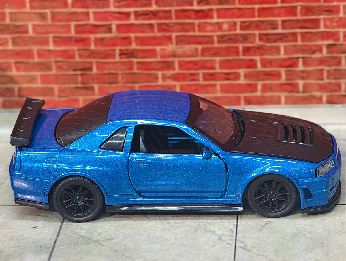Nissan Skyline R34 1:36 Scale Premium Detailing
