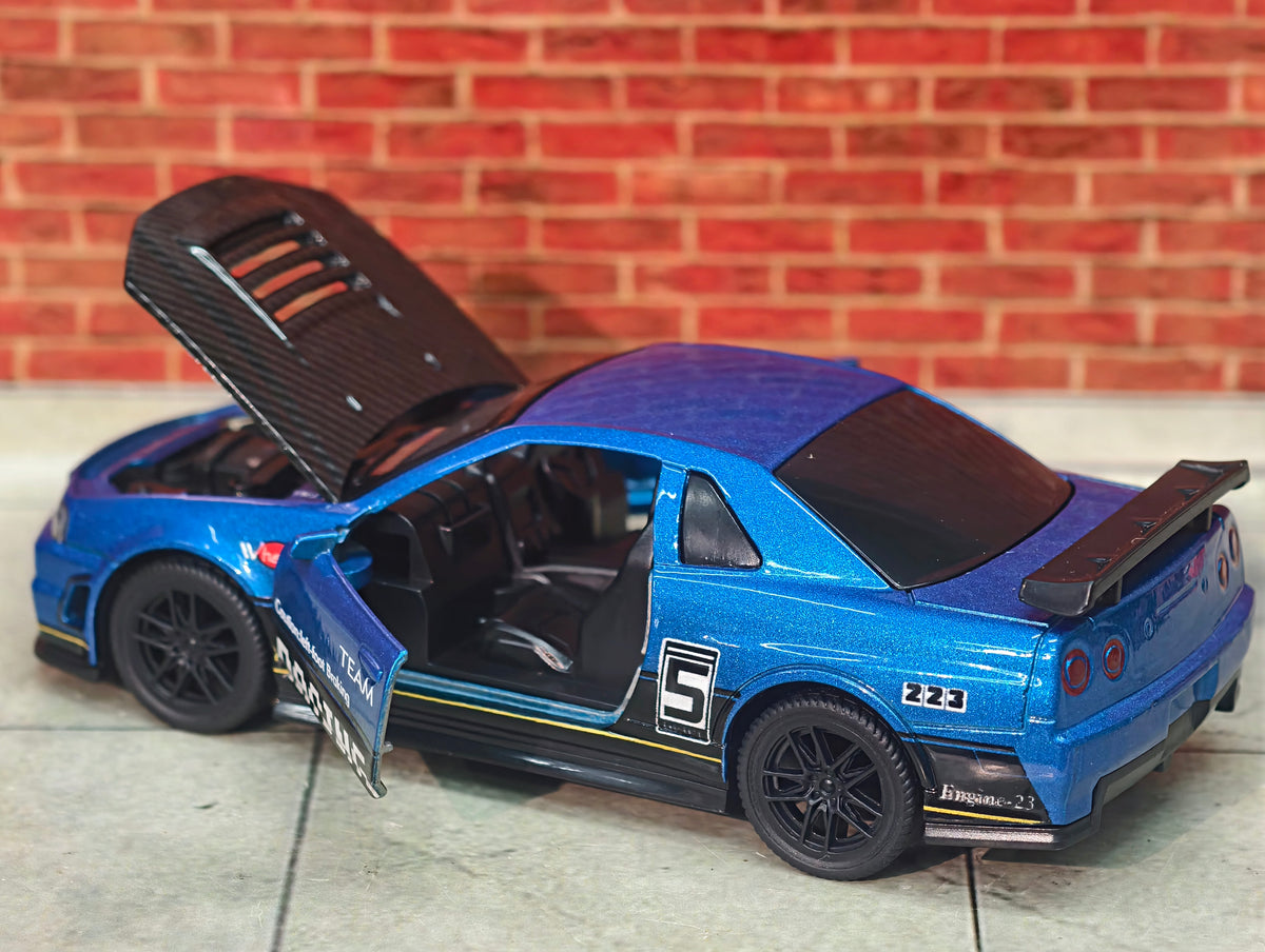 Nissan Skyline R34 1:36 Scale Premium Detailing